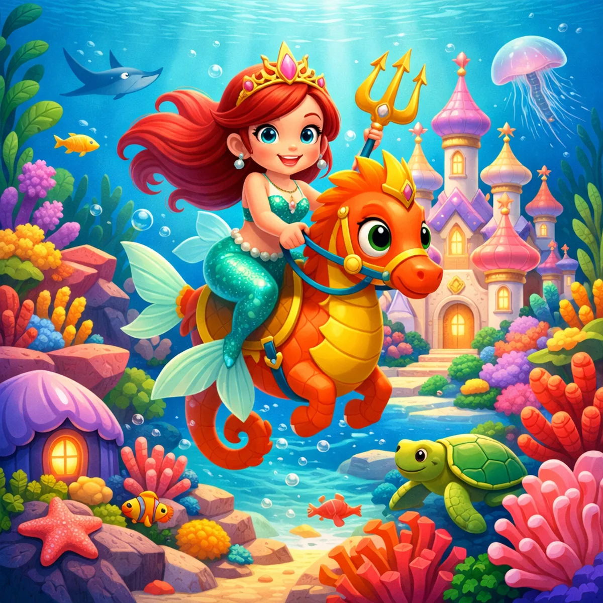 Aventura de la princesa submarina