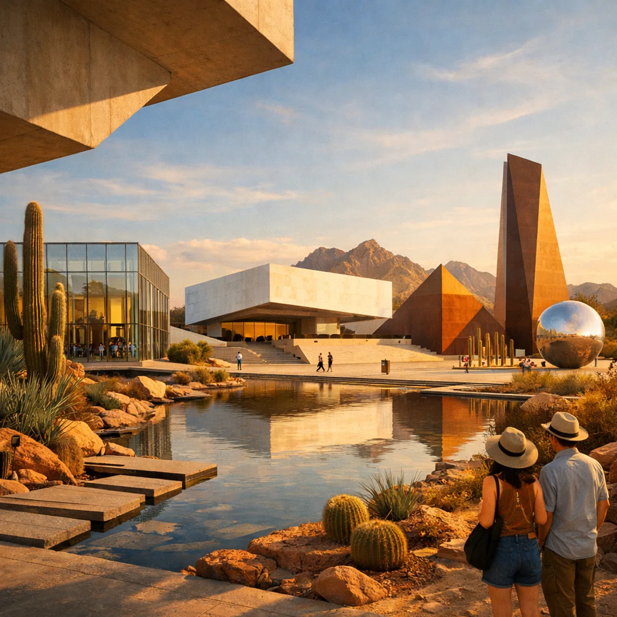 Desert Light and Modern Geometry