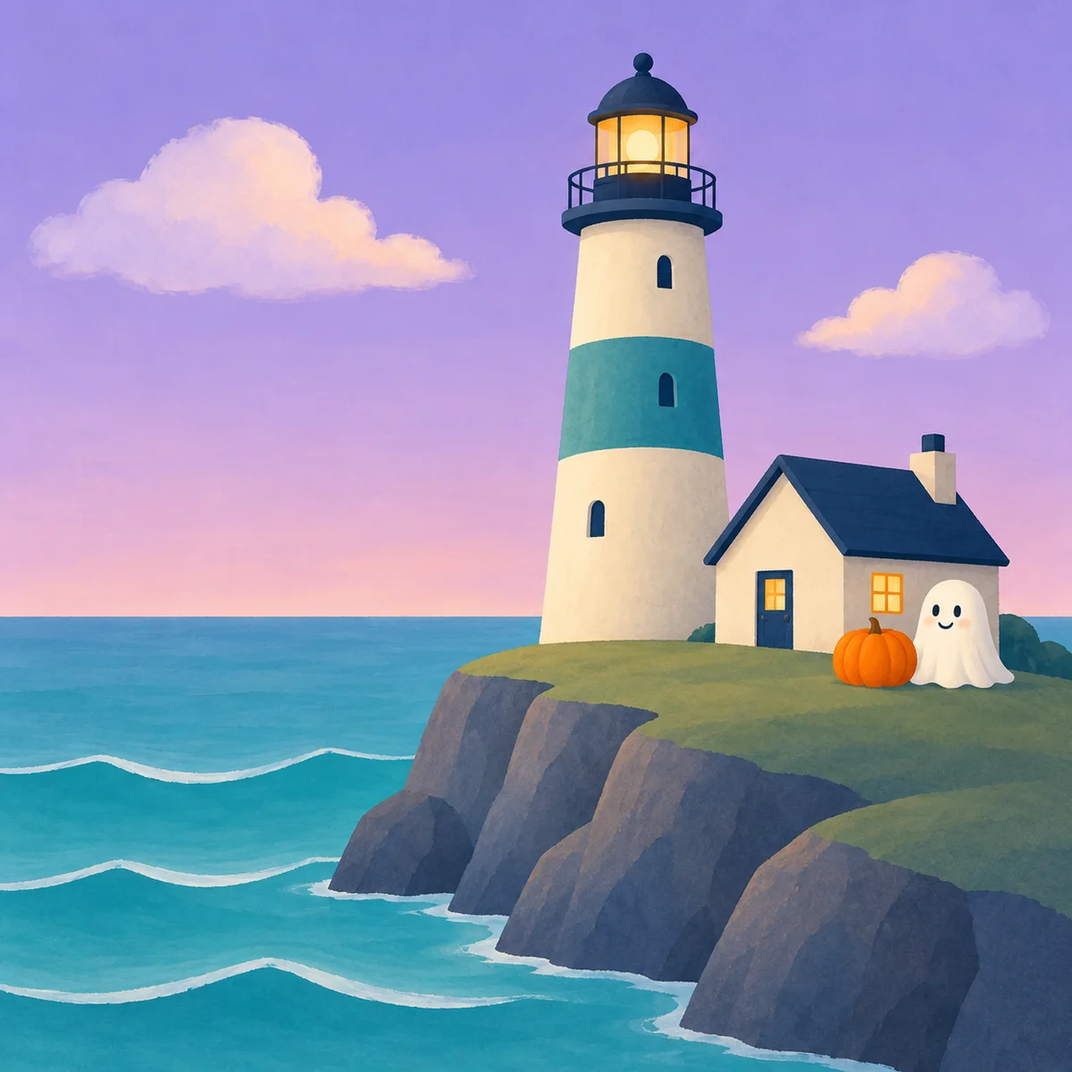 Friendly Ghost at the Lighthouse