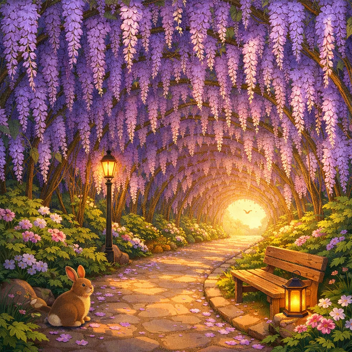 Wisteria Tunnel Delight