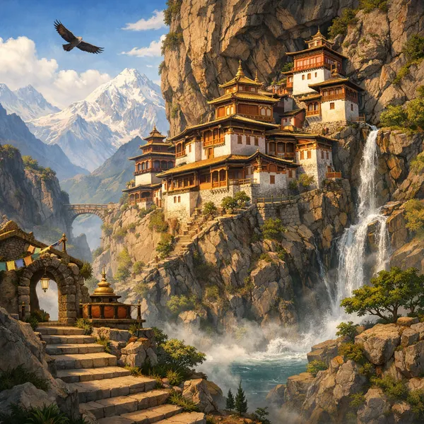 Cliffside Ancient Monastery