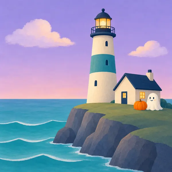 Friendly Ghost at the Lighthouse