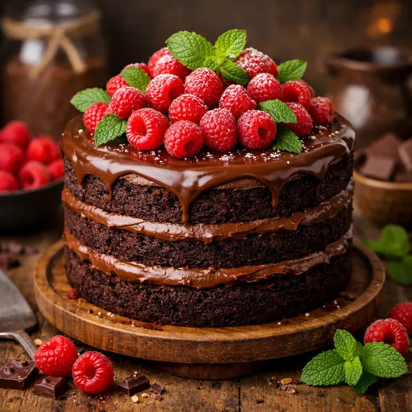 Decadent Layered Chocolate Cake